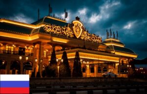 Ночной вид казино Сочи